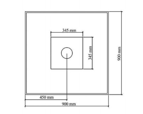 Душевая кабина Wasserfalle W-9701 90х90