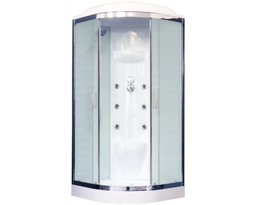 Душевая кабина Royal Bath RB 90HK7-WC-CH 90х90 см, с матовыми стеклами