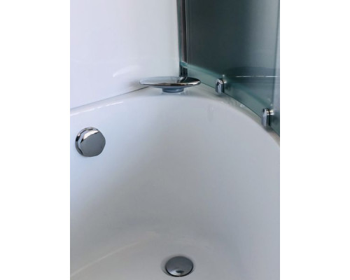 Душевая кабина Royal Bath RB 150ALP-C-CH 150х100 см, с матовыми стеклами, правосторонняя