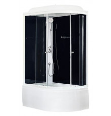 Душевая кабина Royal Bath RB 8120BK5-BТ 120х80 см, с прозрачными стеклами, левосторонняя