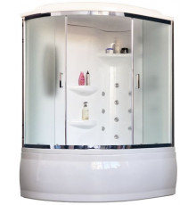 Душевая кабина Royal Bath RB 170ALP-C-CH 170х100 см, с матовыми стеклами, правосторонняя