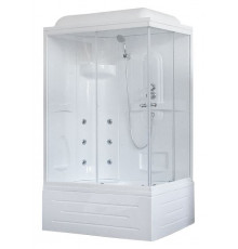 Душевая кабина Royal Bath RB 8100BP2-T 100х80 см, с прозрачными стеклами, левосторонняя