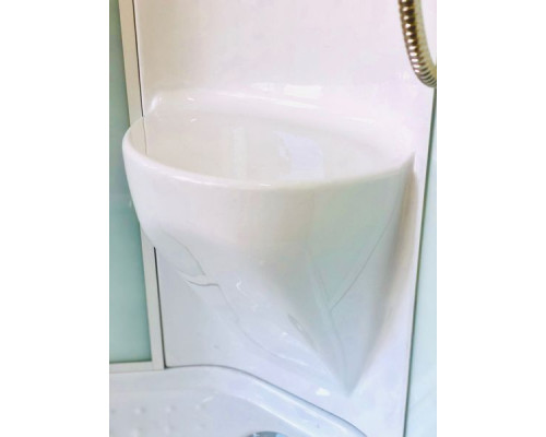 Душевая кабина Royal Bath RB 90HK7-WC-CH 90х90 см, с матовыми стеклами