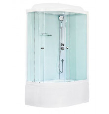 Душевая кабина Royal Bath RB 8120BK5-WT 120х80 см, с прозрачными стеклами, правосторонняя