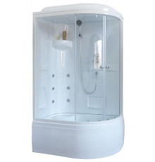 Душевая кабина Royal Bath RB 8120BK2-T 120х80 см, с прозрачными стеклами, левосторонняя