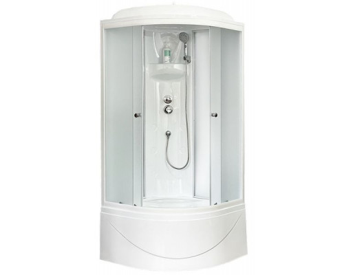 Душевая кабина Royal Bath RB 100BK4-MM 100х100 см, с матовыми стеклами