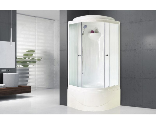 Душевая кабина Royal Bath RB 90BK1-M 90х90 см, с матовыми стеклами