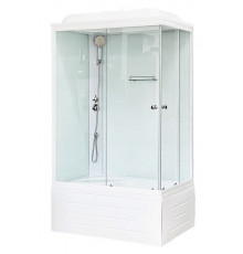 Душевая кабина Royal Bath RB 8100BP5-WT 100х80 см, с прозрачными стеклами , левосторонняя