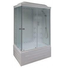 Душевая кабина Royal Bath RB 8100BP3-WC 100х80 см, с матовыми стеклами, правосторонняя