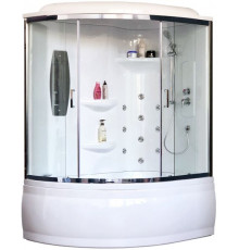 Душевая кабина Royal Bath RB 170ALP-T-CH 170х100 см, с прозрачными стеклами, правосторонняя