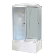 Душевая кабина Royal Bath RB 8100BP6-WC 100х80 см, с матовыми стеклами, левосторонняя