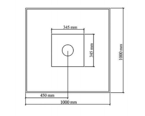 Душевая кабина Wasserfalle W-9701 100х100