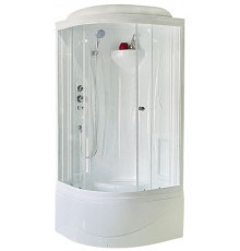 Душевая кабина Royal Bath RB 90BK1-T 90х90 см, с прозрачными стеклами