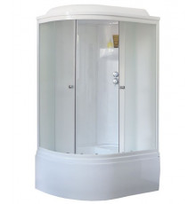 Душевая кабина Royal Bath RB 8120BK6-WC 120х80 см, с матовыми стеклами, правосторонняя