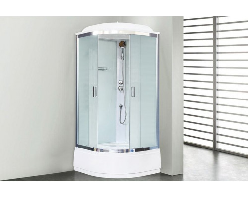 Душевая кабина Royal Bath RB 90CK5-WC-CH 90х90 см, с матовыми стеклами