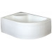 Душевой уголок Royal Bath RB 8120BK-C-CH 120х80 см, с матовыми стеклами, левосторонний