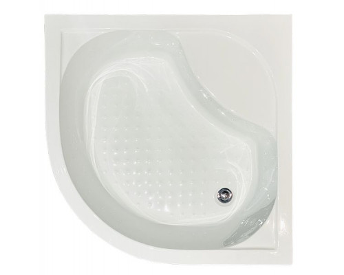 Душевой уголок Royal Bath RB 100BK-T 100х100 см, с прозрачными стеклами