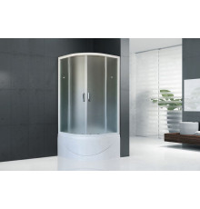 Душевой уголок Royal Bath RB 100BK-C 100х100 см, с матовыми стеклами