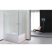 Душевой уголок Royal Bath RB 8120BP-C 120х80 см, с матовыми стеклами, левосторонний